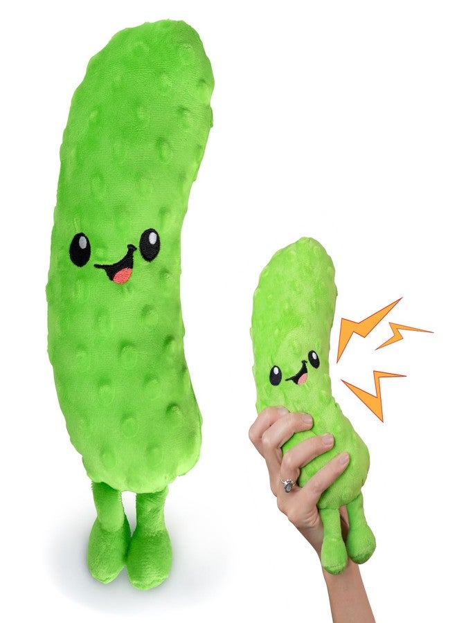 Twiddler Toys Yodeling Plush Pickle - 11” Pickle Sings Hilarious Yodels - Funny Gag Gift for Friends and Coworkers - Image 1